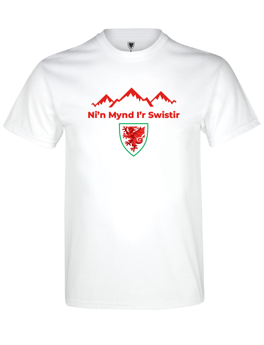 Official Team Wales Mountain T-Shirt - White - The World Football Store