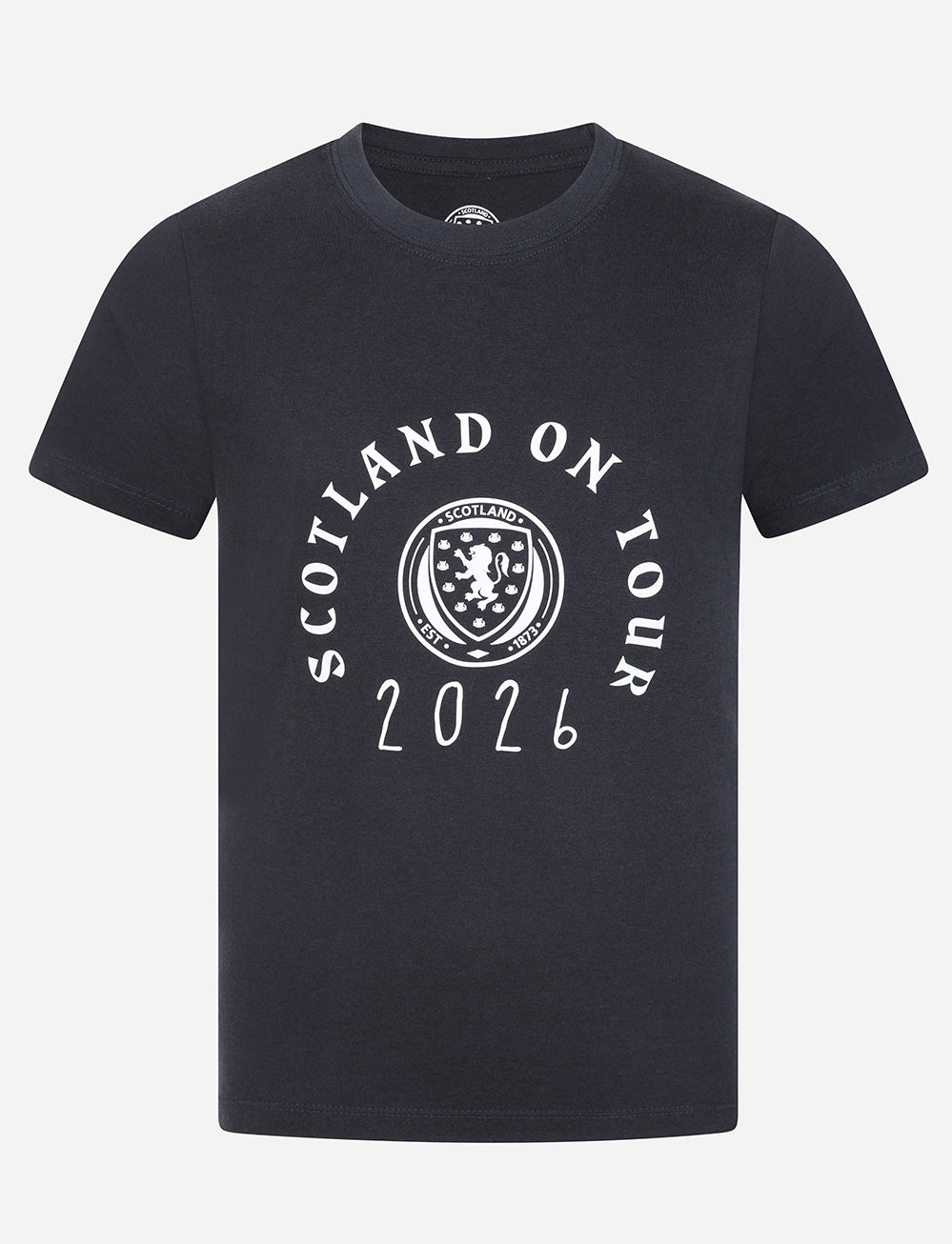 Official Team Scotland 'On Tour 2026' Kids T-Shirt - Navy - The World Football Store
