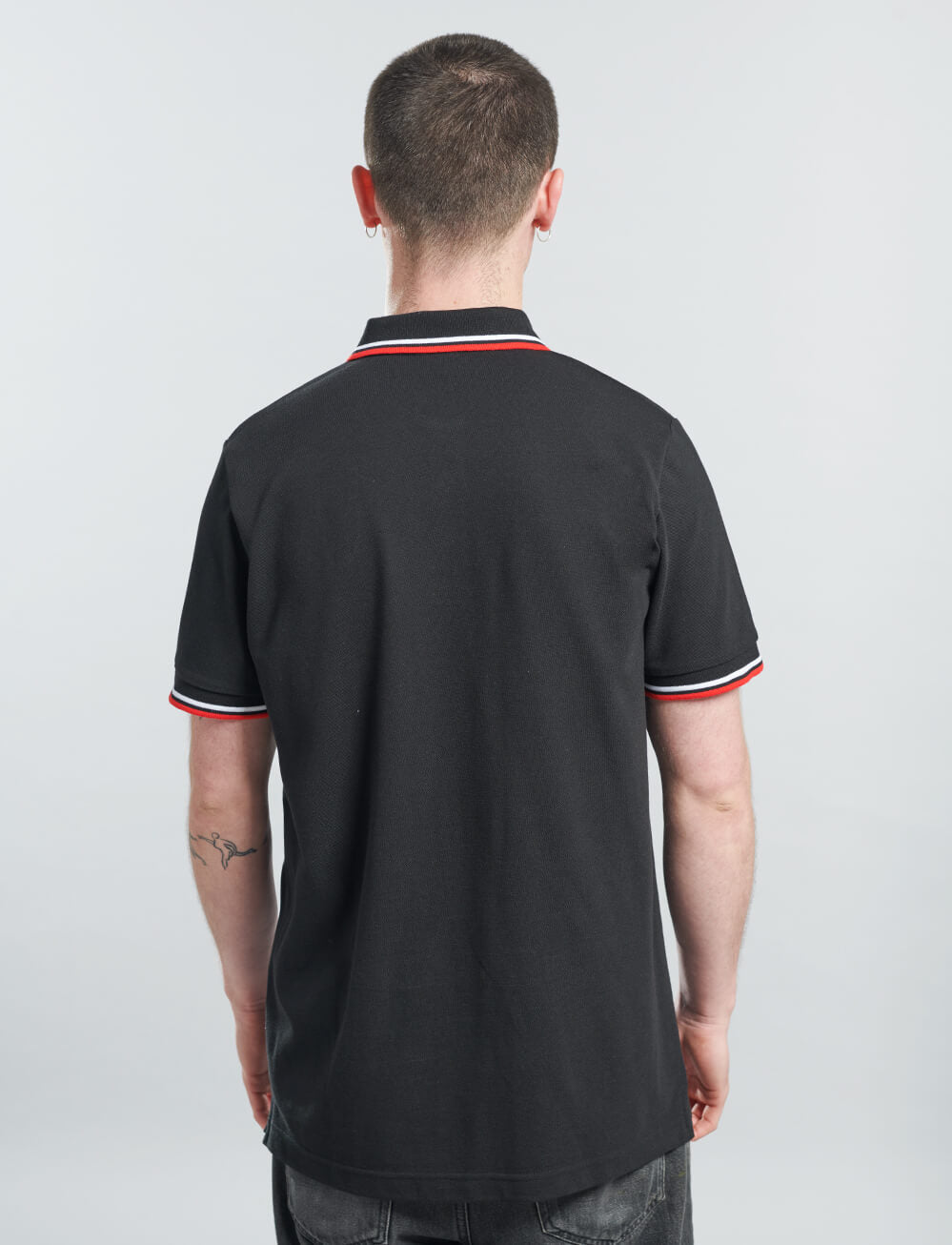 Official AC Milan Core Polo Shirt - Black - The World Football Store