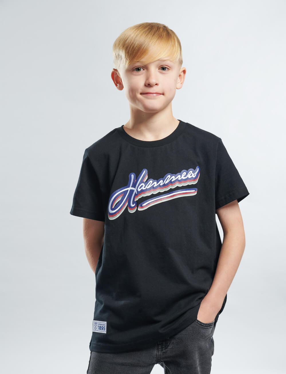 Official West Ham United Kids Graphic T-Shirt - Black - The World Football Store