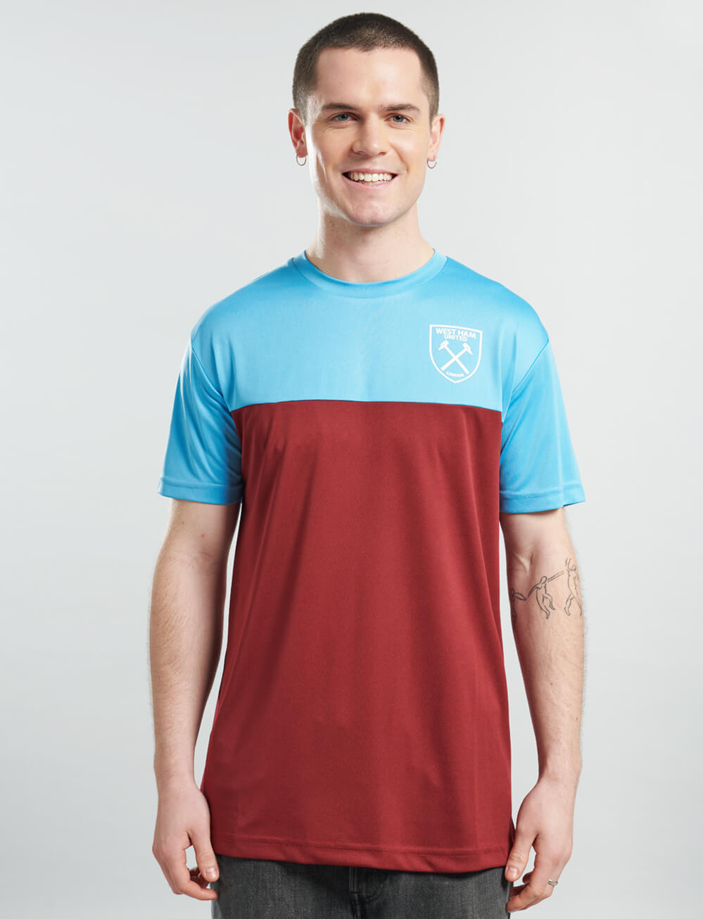 Official West Ham United T-Shirt - Blue - The World Football Store