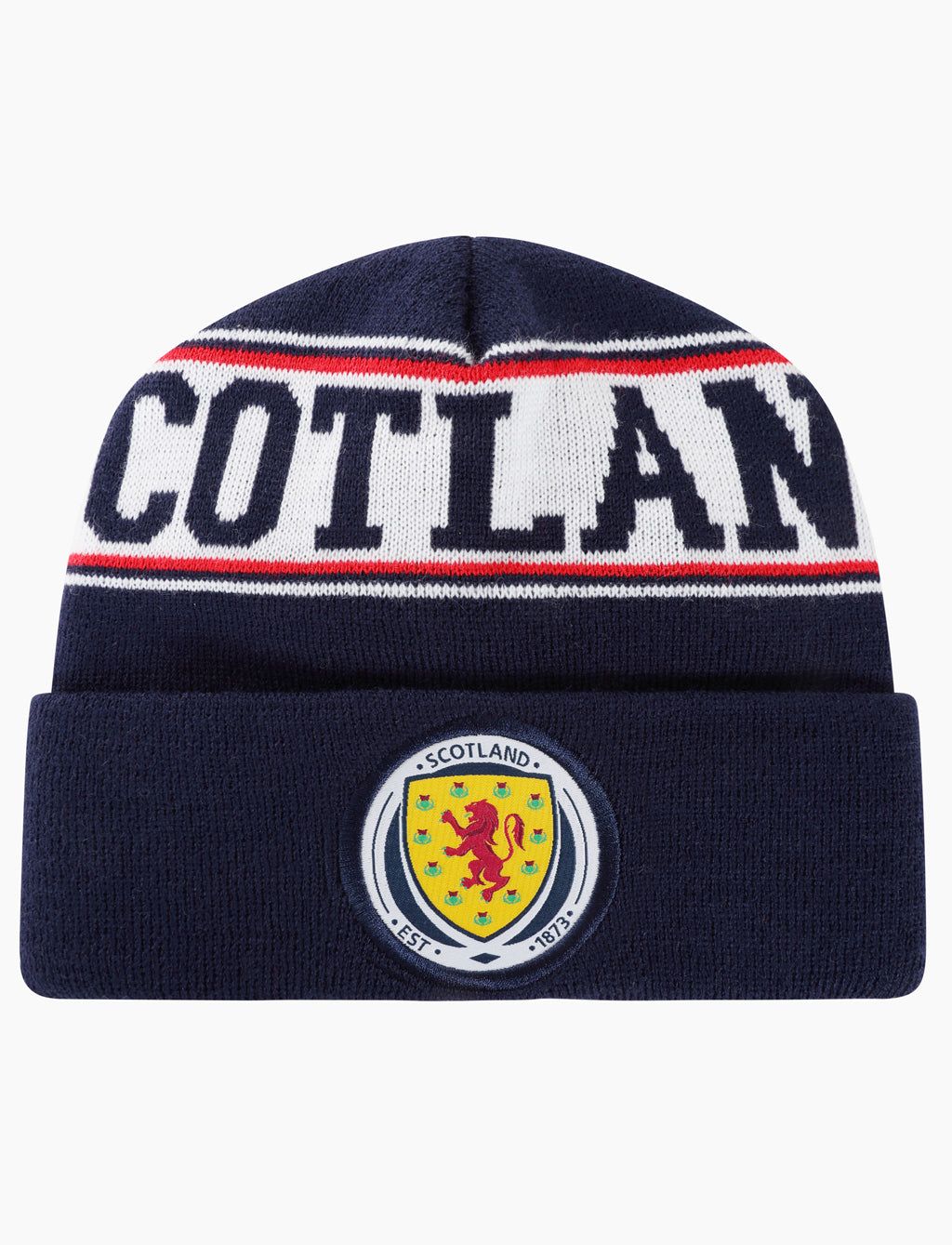 Official Team Scotland Wordmark Beanie - The World Football Store