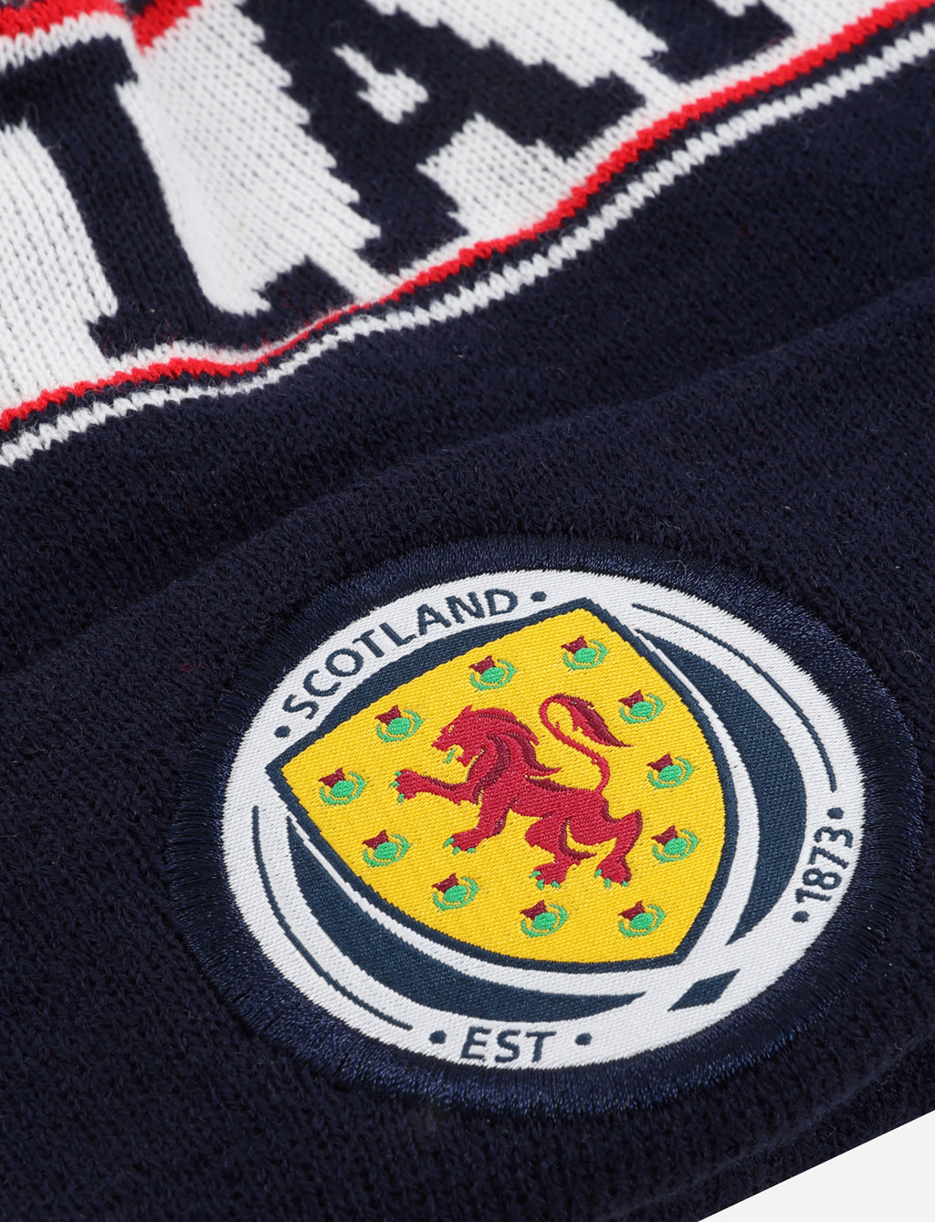Official Team Scotland Wordmark Beanie - The World Football Store