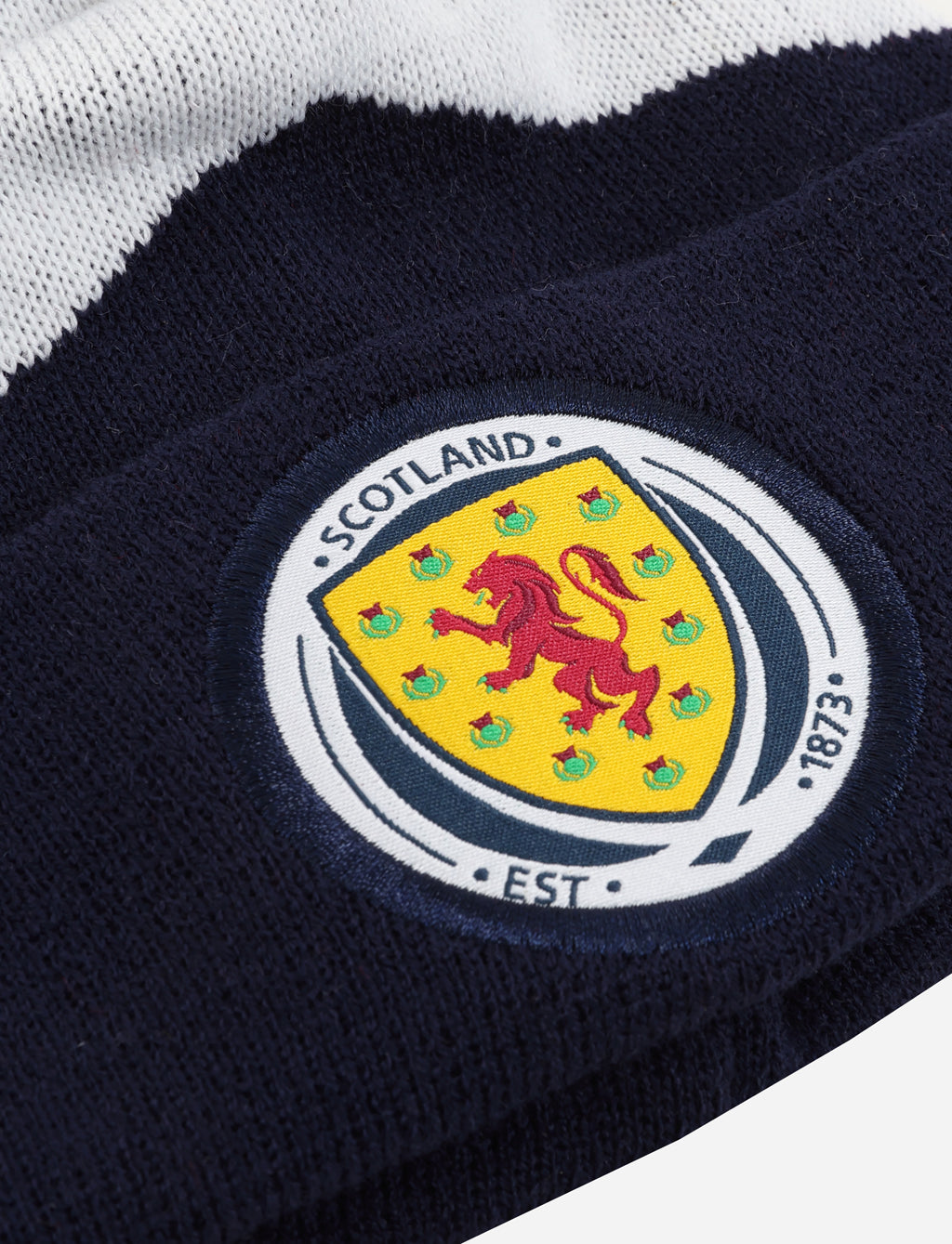 Official Team Scotland Bobble Hat - Navy - The World Football Store