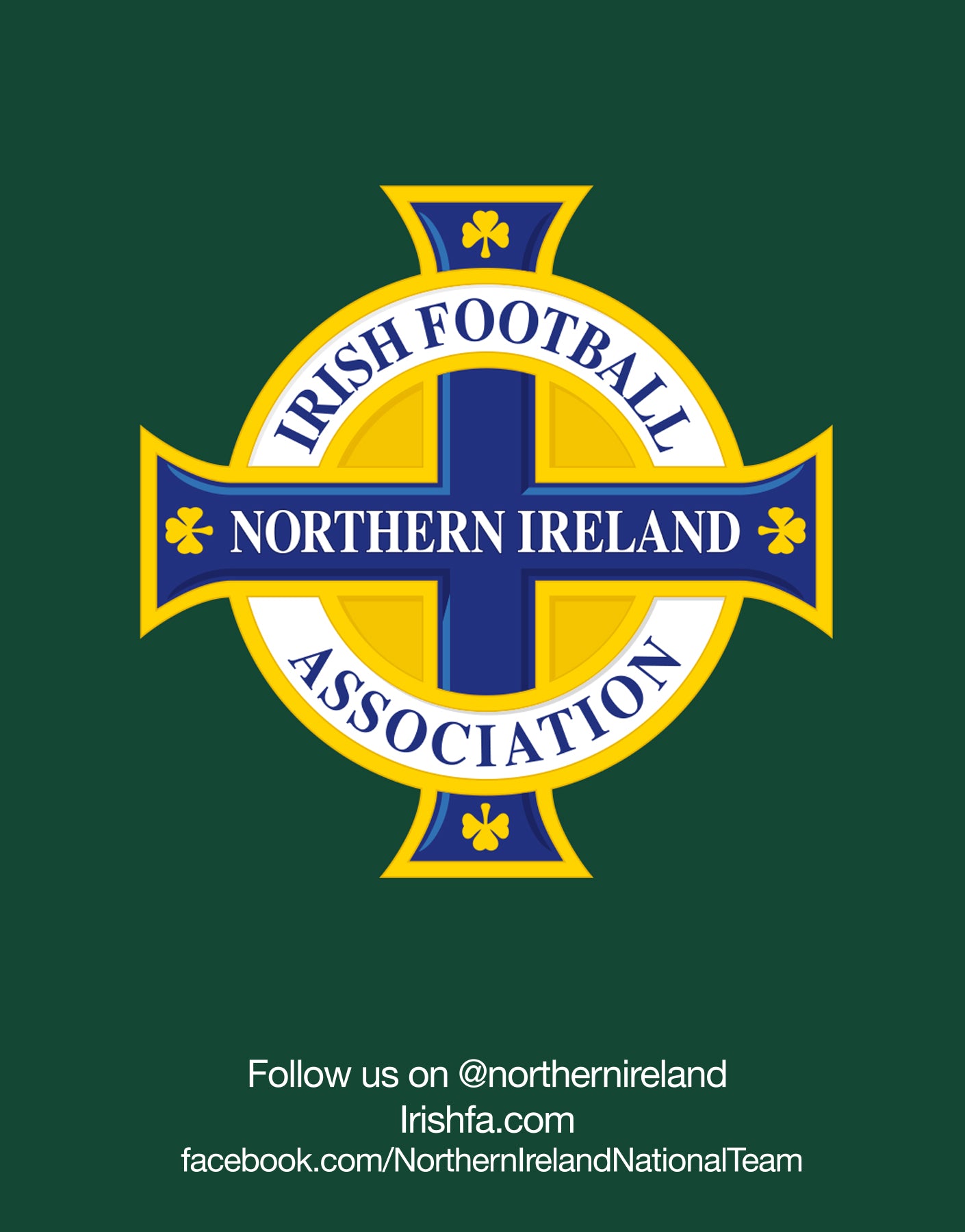 Official Northern Ireland "GAWA" T-Shirt Womens - White - The World Football Store